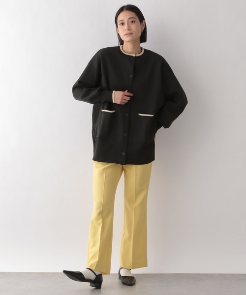 LOWRYS FARM（ローリーズファーム）の「スポンディッシュクルーカーディガン  185899（カーディガン/ボレロ・レディース・イエロー/ホワイト/ピンク/グリーン/ブラック×ホワイト/ホワイト×ブラック/ブルー/ネイビー系/イエロー系その他/ブラック/パープル・SHORT/TALL）」の19枚目の写真