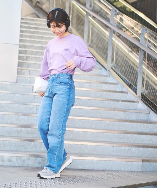 Franklin Climbing（フランクリンクライミング）の「【Franklin Climbing】【水陸両用】バックロゴプリントフレックステックロングスリーブTEE（Tシャツ/カットソー・メンズ・ホワイト/バイオレット/イエロー/サックスブルー/ブラック/パープル/ブルー・SMALL/MEDIUM/LARGE/X-LARGE）」の21枚目の写真