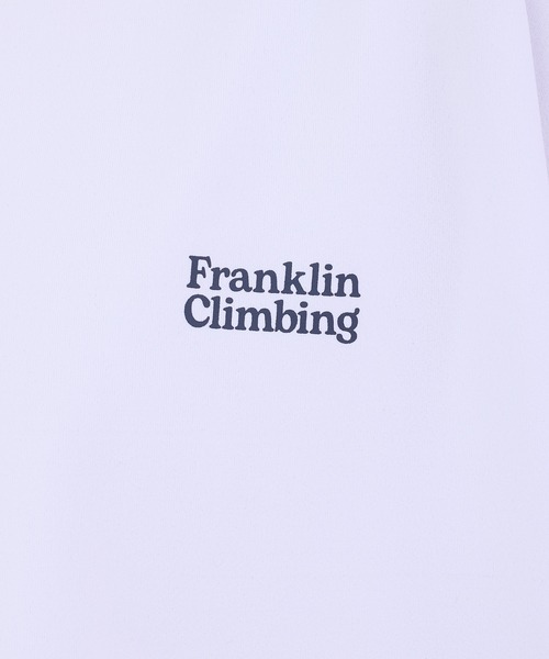 Franklin Climbing（フランクリンクライミング）の「【Franklin Climbing】【水陸両用】バックロゴプリントフレックステックロングスリーブTEE（Tシャツ/カットソー・メンズ・ホワイト/バイオレット/イエロー/サックスブルー/ブラック/パープル/ブルー・SMALL/MEDIUM/LARGE/X-LARGE）」の18枚目の写真