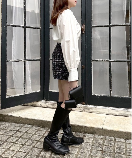 OLIVE des OLIVE（オリーブデオリーブ）の「美脚フロントボタンショートパンツ（その他パンツ・レディース・アイボリー/グレー/ブラック・FREE）」の14枚目の写真