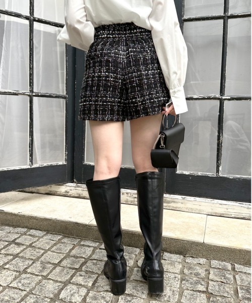 OLIVE des OLIVE（オリーブデオリーブ）の「美脚フロントボタンショートパンツ（その他パンツ・レディース・アイボリー/グレー/ブラック・FREE）」の17枚目の写真