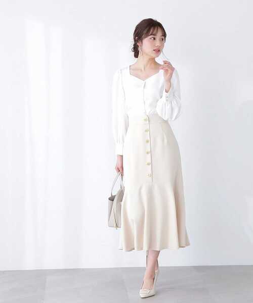 PROPORTION BODY DRESSING（プロポーションボディドレッシング）の「リボン付きブラウス / 1213110302（シャツ/ブラウス・レディース・ベージュ/ブルー/ホワイト系その他/ネイビー・FREE）」の10枚目の写真