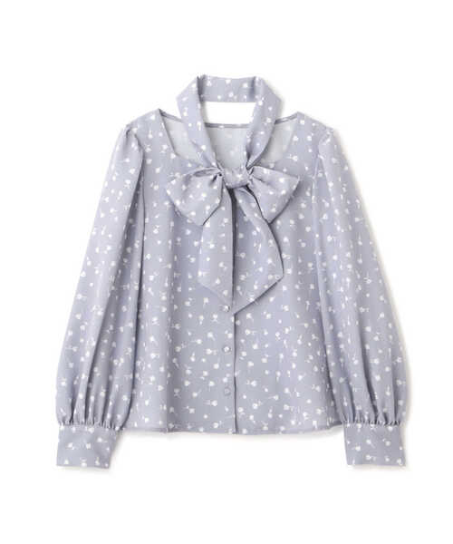 PROPORTION BODY DRESSING（プロポーションボディドレッシング）の「リボン付きブラウス / 1213110302（シャツ/ブラウス・レディース・ベージュ/ブルー/ホワイト系その他/ネイビー・FREE）」の18枚目の写真