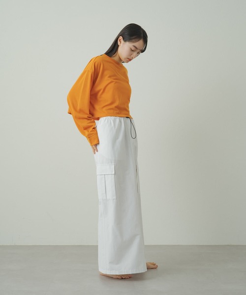earthy(アーシー)の「【earthy_】タイトロングスカート(スカート・レディース・ホワイト/ブラック/カーキ・SMALL/MEDIUM)」の13枚目の写真