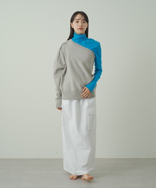 earthy(アーシー)の「【earthy_】タイトロングスカート(スカート・レディース・ホワイト/ブラック/カーキ・SMALL/MEDIUM)」の14枚目の写真