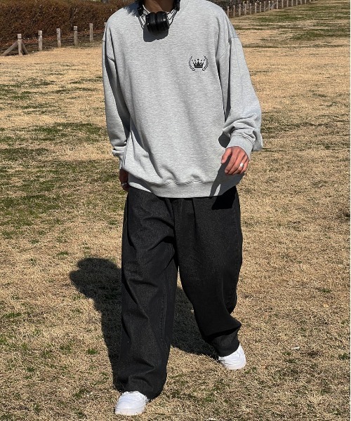 kutir(クティール)の「カットオフタックワイドバルーンデニムパンツ(デニムパンツ・メンズ・インディゴブルー/ブラック・LARGE/MEDIUM/SMALL)」の18枚目の写真