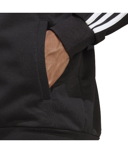 adidas（アディダス）の「アディダス adidas M 3S FT トラックスーツ（ジャージ・メンズ・ブラック/ネイビー・L/S/M/3L/LL）」の10枚目の写真