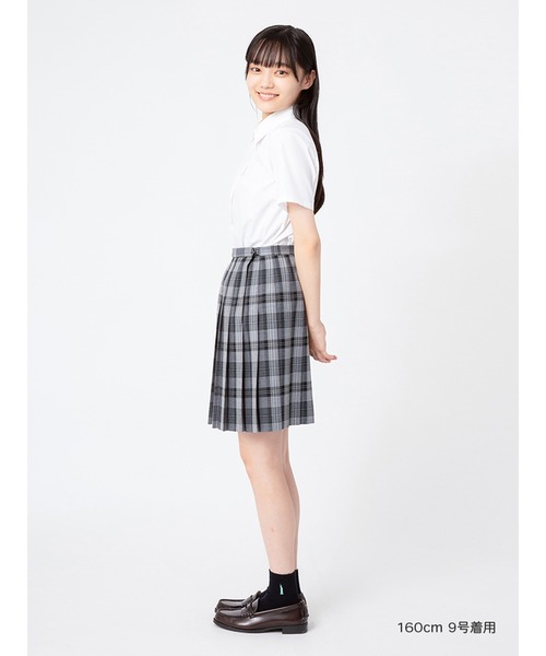 EASTBOY(イーストボーイ)の「シャツ 半袖 【シャインマスカット女神】ブラウス スクール 通学 中学生 高校生(シャツ/ブラウス・キッズ・ホワイト・13号/7号/9号/11号)」の10枚目の写真