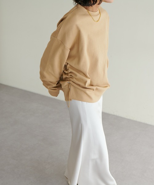 LARUTA】ダンボールニットデザインプルオーバー（スウェット）｜LARUTA