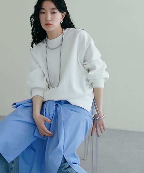 LARUTA】ダンボールニットデザインプルオーバー（スウェット）｜LARUTA