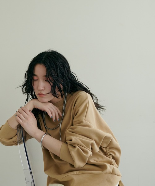 LARUTA】ダンボールニットデザインプルオーバー（スウェット）｜LARUTA