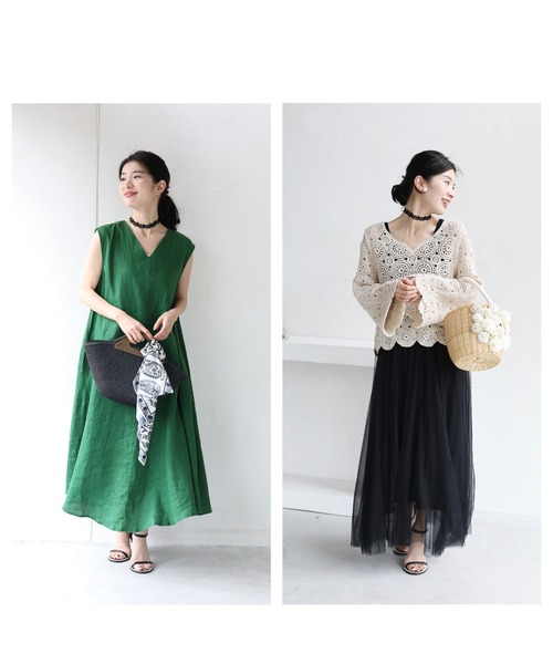 cawaii（カワイイ）の「（黒）繋がり合うリンクフラワーチョーカー（チョーカー・レディース・ブラック・FREE）」の9枚目の写真