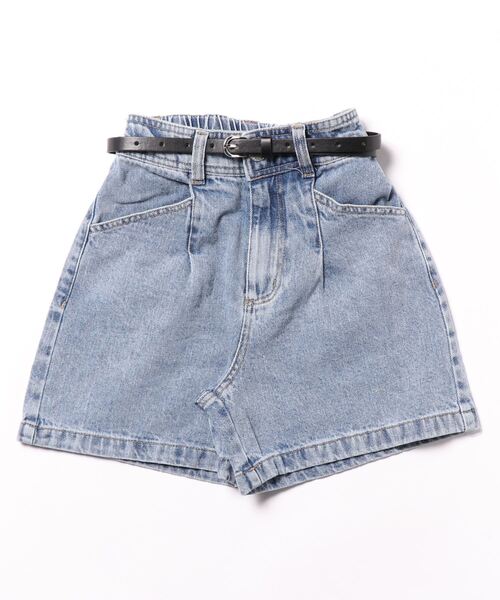 LOVETOXIC（ラブトキシック）の「ベルトつきタックショートパンツ（その他パンツ・キッズ・ベージュ/オフホワイト/ブルー/グレー・S/L/SS/M）」の15枚目の写真