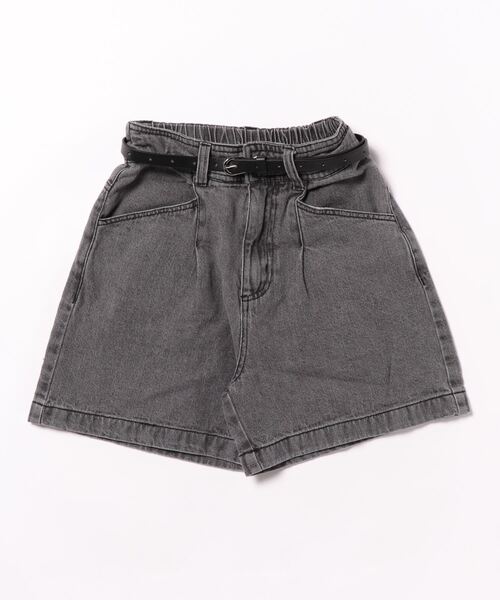 LOVETOXIC（ラブトキシック）の「ベルトつきタックショートパンツ（その他パンツ・キッズ・ベージュ/オフホワイト/ブルー/グレー・S/L/SS/M）」の6枚目の写真