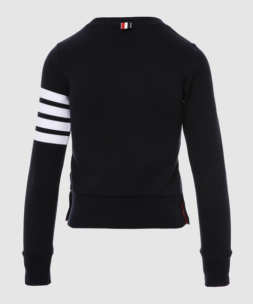 THOM BROWNE（トムブラウン）の「CLASSIC SWEATSHIRT IN CLASSIC LOOP BACK W/ ENGINEERED 4 BAR（スウェット・レディース・ネイビー/グレー・36/38）」の5枚目の写真