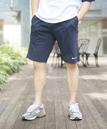 【CHAMPION/チャンピオン】天竺ショートパンツ 　ＵＳＡコットン100％　ショーツ　サスティナブル　ワンポイントブランドロゴ刺繍