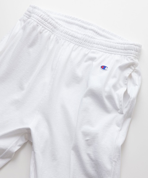 Champion（チャンピオン）の「【CHAMPION/チャンピオン】天竺ショートパンツ 　ＵＳＡコットン100％　ショーツ　サスティナブル　ワンポイントブランドロゴ刺繍（その他パンツ・メンズ・ホワイト/チャコールグレー/ブラック/ベージュ/ネイビー/杢グレー・MEDIUM/LARGE/X-LARGE/SMALL）」の7枚目の写真