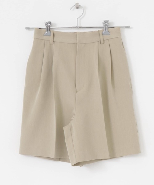 KBF（ケイビーエフ）の「ダブルタックショートパンツ（その他パンツ・レディース・ベージュ/ブラック/グレー・ONE）」の17枚目の写真