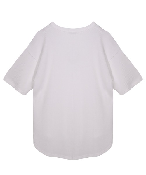 UNDERWRAPS(アンダーラップス)の「ワッフルラウンドT(M3)(Tシャツ/カットソー・レディース・ブラック/ベージュ/オートミール/ホワイト/グリーン・LARGE/MEDIUM)」の12枚目の写真