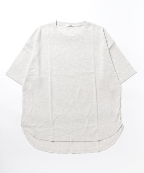 UNDERWRAPS(アンダーラップス)の「ワッフルラウンドT(M3)(Tシャツ/カットソー・レディース・ブラック/ベージュ/オートミール/ホワイト/グリーン・LARGE/MEDIUM)」の16枚目の写真