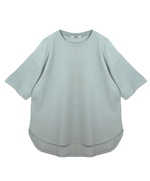 UNDERWRAPS(アンダーラップス)の「ワッフルラウンドT(M3)(Tシャツ/カットソー・レディース・ブラック/ベージュ/オートミール/ホワイト/グリーン・LARGE/MEDIUM)」の17枚目の写真