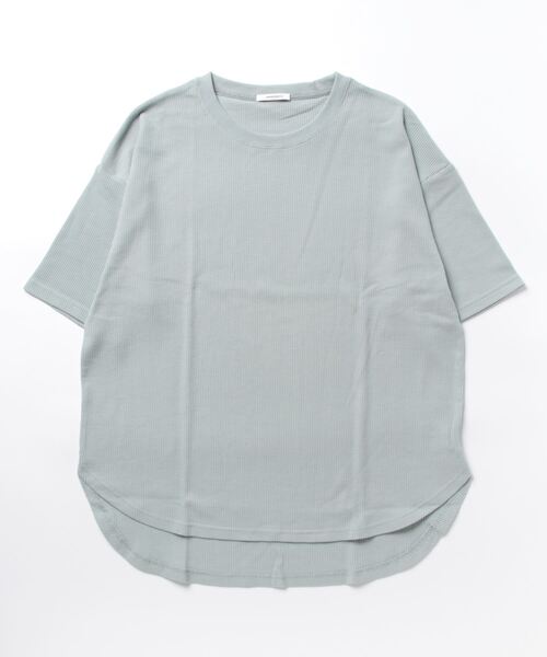 UNDERWRAPS(アンダーラップス)の「ワッフルラウンドT(M3)(Tシャツ/カットソー・レディース・ブラック/ベージュ/オートミール/ホワイト/グリーン・LARGE/MEDIUM)」の18枚目の写真