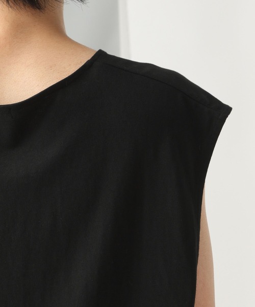 HARE(ハレ)の「ユルノースリーブBIGカット(HARE)(Tシャツ/カットソー・メンズ・ブラック/ホワイト/グレー/オレンジ/イエロー/ブラック系その他/グレー系その他/ホワイト系その他/ライトグレー/グレー系その他2/ブラック×シルバー/レッド系その他/グレー系その他3・FREE/SMALL/MEDIUM)」の15枚目の写真