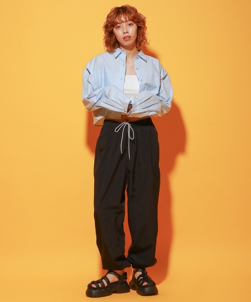 PBLIM（ページボーイリム）の「PAGEBOYLIM/スノーカーゴパンツ（その他パンツ・レディース・アイボリー/ライトピンク/カーキ/ブラック・FREE）」の19枚目の写真