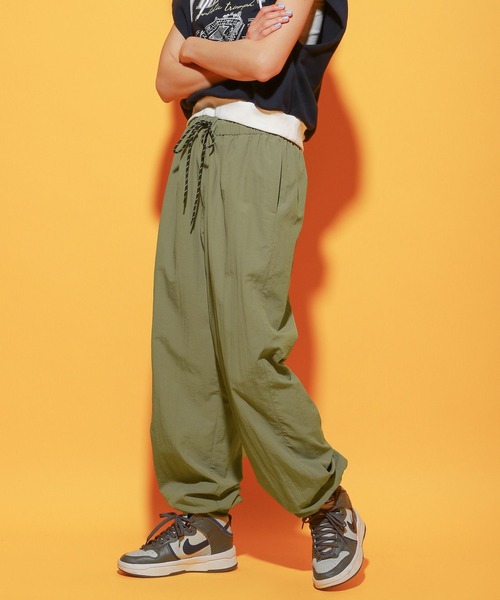 PBLIM（ページボーイリム）の「PAGEBOYLIM/スノーカーゴパンツ（その他パンツ・レディース・アイボリー/ライトピンク/カーキ/ブラック・FREE）」の15枚目の写真