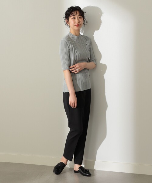 【美品】Demi-Luxe BEAMS♥️テーパードパンツ Demi-Luxe BEAMS（デミルクス ビームス）ツイル テーパード