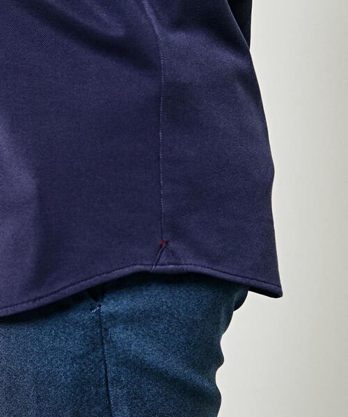 MEN'S MELROSE（メンズメルローズ）の「【WEB限定】リネンライクカノコボタンダウンカラーシャツ（シャツ/ブラウス・メンズ・ブルー/ピンク/ライラック/ネイビー・5/2/4/3）」の16枚目の写真