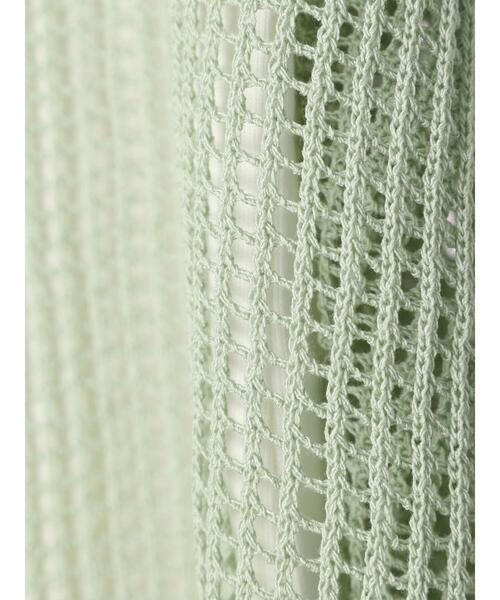 Green　Parks（グリーンパークス）の「SET2点 透かしカーデ+キャミソール（カーディガン/ボレロ・レディース・グリーン/ピンク・FREE）」の20枚目の写真