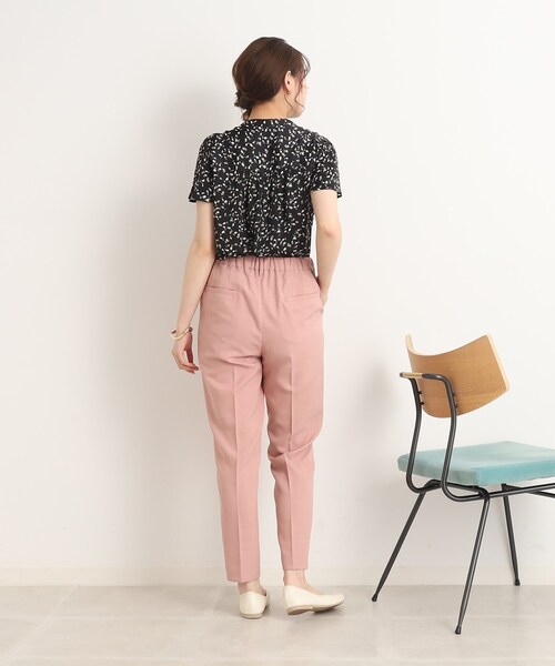DRESKIP(ドレスキップ)の「◆【大人な夏の上品デザイン】サテンシャーリング使いブラウス(シャツ/ブラウス・レディース・ブラック系/ブルー/カーキ/オレンジ/ライトベージュ/ホワイト系3/ネイビー・03/04/02)」の21枚目の写真