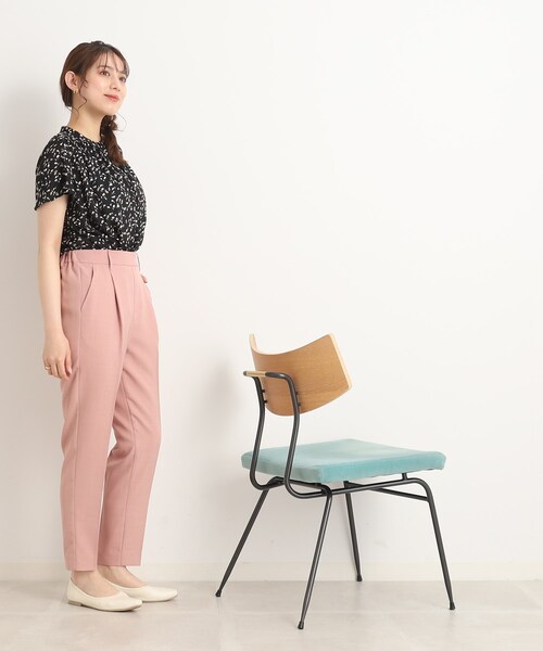 DRESKIP(ドレスキップ)の「◆【大人な夏の上品デザイン】サテンシャーリング使いブラウス(シャツ/ブラウス・レディース・ブラック系/ブルー/カーキ/オレンジ/ライトベージュ/ホワイト系3/ネイビー・03/04/02)」の20枚目の写真