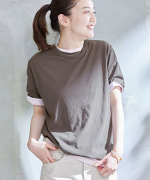 IENA | 【ATON/エイトン】FRESCA SINGLE JERSEY STANDARD TEE / Tシャツ(Tシャツ/カットソー)