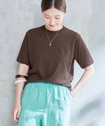 IENA | 【ATON/エイトン】FRESCA SINGLE JERSEY STANDARD TEE / Tシャツ(Tシャツ/カットソー)