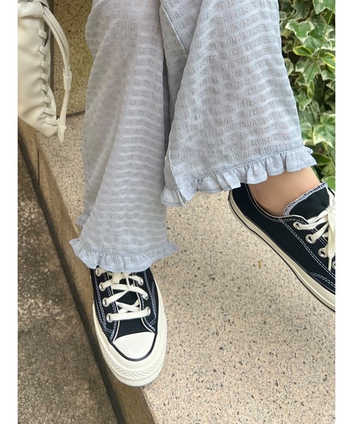 JUMELLE(ジュメロ)の「シアーチェックパンツ(その他パンツ・レディース・ピンク/ブルー・S/M)」の11枚目の写真