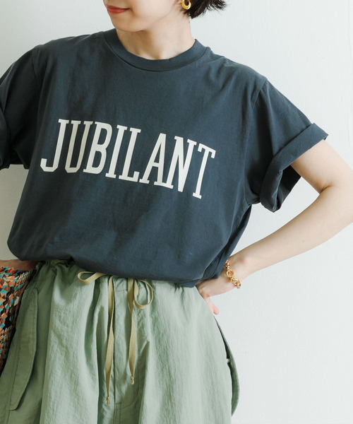 URBAN RESEARCH(アーバンリサーチ)の「ソフトコットンロゴTシャツ(Tシャツ/カットソー・レディース・ブラウン/グリーン/ホワイト系その他・FREE)」の3枚目の写真