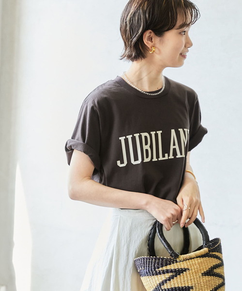 URBAN RESEARCH(アーバンリサーチ)の「ソフトコットンロゴTシャツ(Tシャツ/カットソー・レディース・ブラウン/グリーン/ホワイト系その他・FREE)」の14枚目の写真