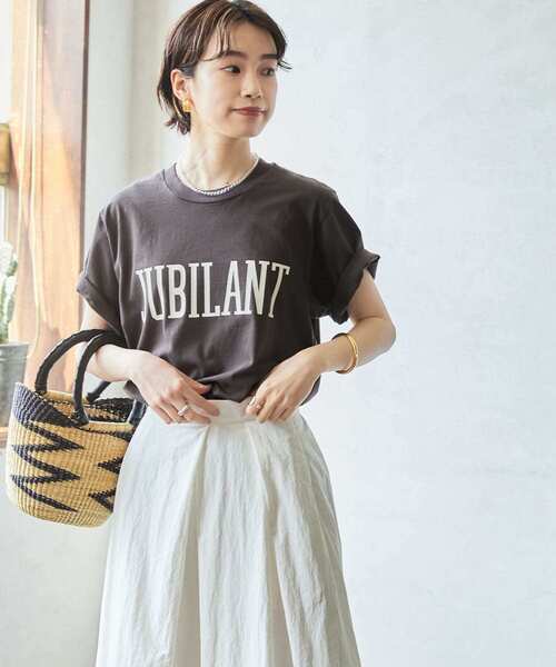 URBAN RESEARCH(アーバンリサーチ)の「ソフトコットンロゴTシャツ(Tシャツ/カットソー・レディース・ブラウン/グリーン/ホワイト系その他・FREE)」の16枚目の写真