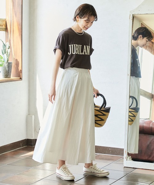 URBAN RESEARCH(アーバンリサーチ)の「ソフトコットンロゴTシャツ(Tシャツ/カットソー・レディース・ブラウン/グリーン/ホワイト系その他・FREE)」の20枚目の写真