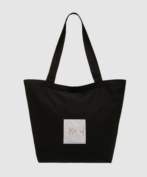 RAF SIMONS（ラフシモンズ）の「Denim totebag with PVB patches（トートバッグ・メンズ・ブラック・ONE SIZE）」の3枚目の写真