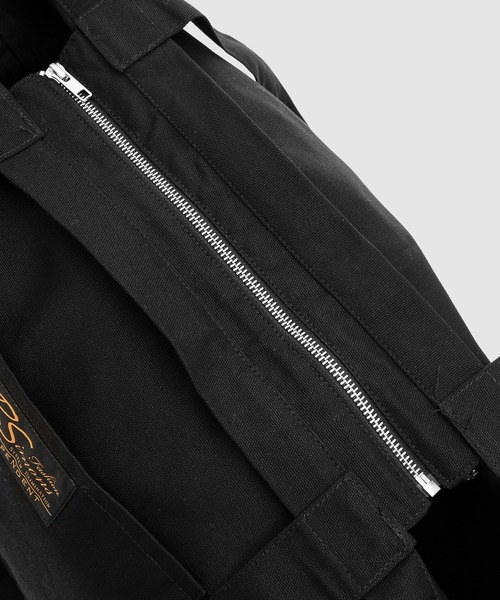 RAF SIMONS（ラフシモンズ）の「Denim totebag with PVB patches（トートバッグ・メンズ・ブラック・ONE SIZE）」の4枚目の写真