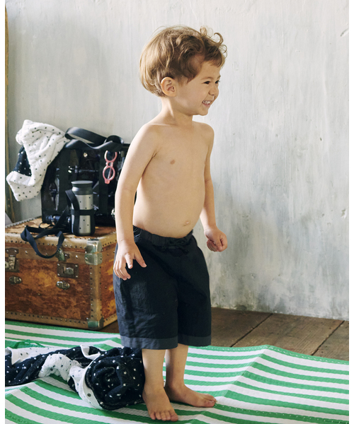 IENA ENFANT(イエナアンファン)の「【UPF50+】水陸両用 スイムパンツ baby-kids(90cm-150cm)(水着・キッズ・ブラック/ネイビー・SMALL/MEDIUM/LARGE/X-LARGE)」の3枚目の写真