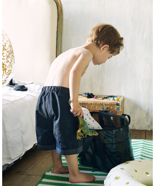 IENA ENFANT(イエナアンファン)の「【UPF50+】水陸両用 スイムパンツ baby-kids(90cm-150cm)(水着・キッズ・ブラック/ネイビー・SMALL/MEDIUM/LARGE/X-LARGE)」の4枚目の写真