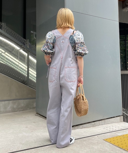 HELLO.SANFRANCISCO（ハローサンフランシスコ）の「【HELLO.SANFRANCISCO/ハローサンフランシスコ】バッチワークフラワーシャーリングブラウス（シャツ/ブラウス・レディース・レッド/サックスブルー・FREE）」の17枚目の写真