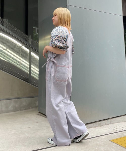 HELLO.SANFRANCISCO（ハローサンフランシスコ）の「【HELLO.SANFRANCISCO/ハローサンフランシスコ】バッチワークフラワーシャーリングブラウス（シャツ/ブラウス・レディース・レッド/サックスブルー・FREE）」の16枚目の写真