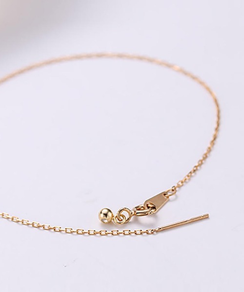 CERCA（チェルカ）の「urbanfemine./[サージカルステンレス]調整可能 スライドチェーンアンクレット U7022（アンクレット・レディース・イエローゴールド/ホワイトゴールド/ピンクゴールド・FREE）」の9枚目の写真
