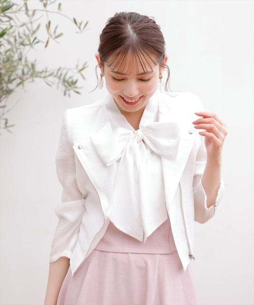 WILLSELECTION（ウィルセレクション）の「シアーライダースジャケット 
