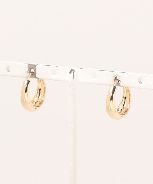 ARCHIVER（アーカイバ）の「【Bz】ボリュームリングミニフープピアス/ペア(RZ)（ピアス（両耳用）・メンズ・シルバー/ゴールド・FREE）」の3枚目の写真
